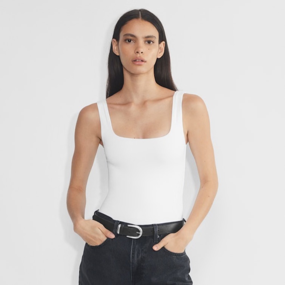 Aritzia Contour Squareneck Bodysuit, Size S